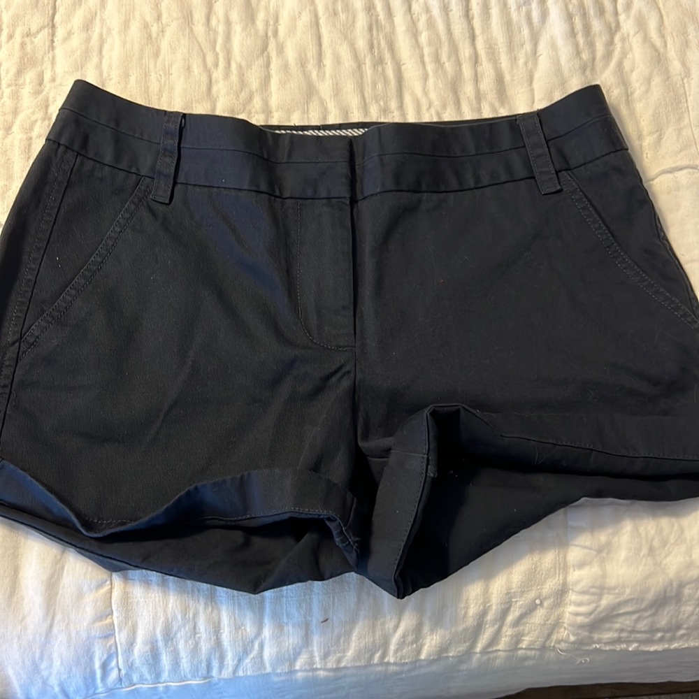 J.Crew size 4 black chino shorts. Great condition, only worn once